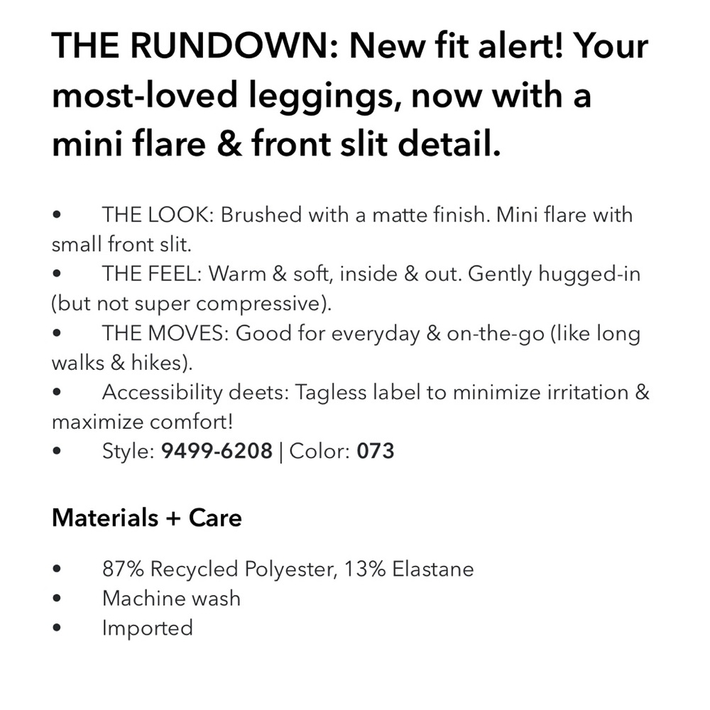 OFFLINE By Aerie The Hugger Mini Flare Legging - Picture 5 of 5